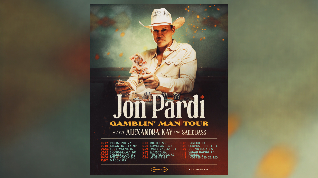 Jon Pardi will be a 'Gamblin' Man' on tour this fall